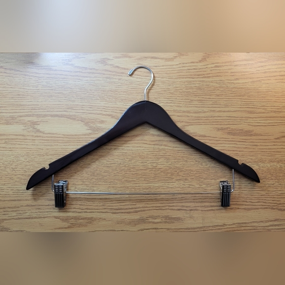 High Grade Cherry Wood Suit Hangers - Picture 2 of 10